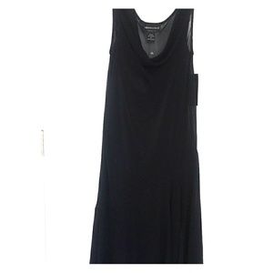 BLACK DRESS INSIDE CAMISOLE.